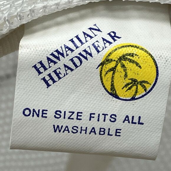 Vintage Hawaii Trucker Hat White Mesh Snapback Beach Surf Tropical Y2K Cap main image 4